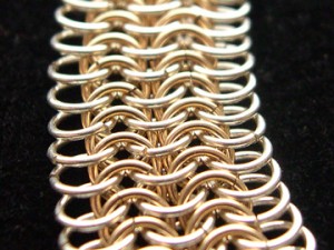 Silver & Gold Chainmail Jewelry