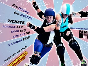 Roller Derby Poster: April 2011